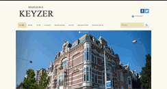 Desktop Screenshot of brasseriekeyzer.nl
